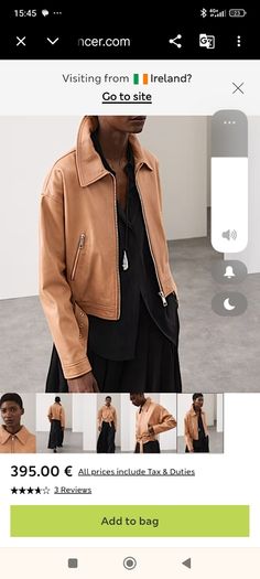 Ladies Leather jacket