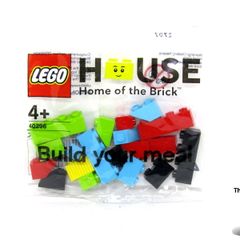 LEGO House Home of the Brick Build your Meal 40296 From The LEGO House Home of the Bricks  Grand Opening Polybag 2017 Brand New Sealed Rare Very Hard To Find