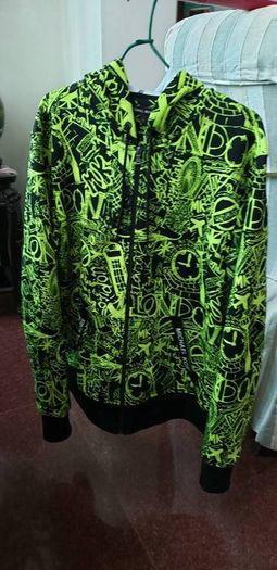 Authentic Michael Kors Neon Graffiti Jacket