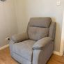 Hailey Biege & Slate Grey Fabric Recliner Sofa Set Image 8