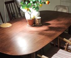 Walnut Kitchen Table .. extendible