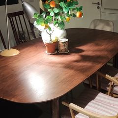 Walnut Kitchen Table .. extendible