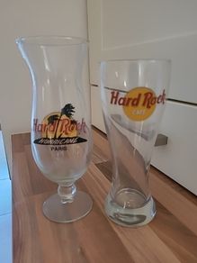 Hard Rock Cafe Beer Glasses.