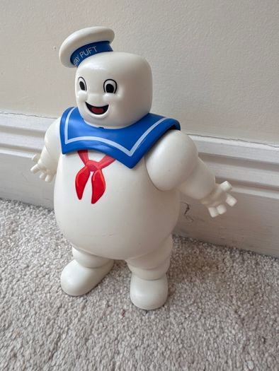 Playmobil Ghostbusters Stay Puft Marshmallow Man  approx. 20 cm. Used Please see photos