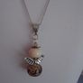 Angel necklace, Jewellery, Necklace. Handmade glass beads,Gift Image 7
