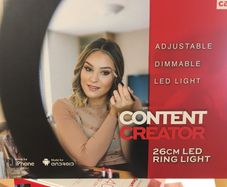 Content Creator 26 cm Ring Light on Tripod