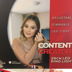 Content Creator 26 cm Ring Light on Tripod