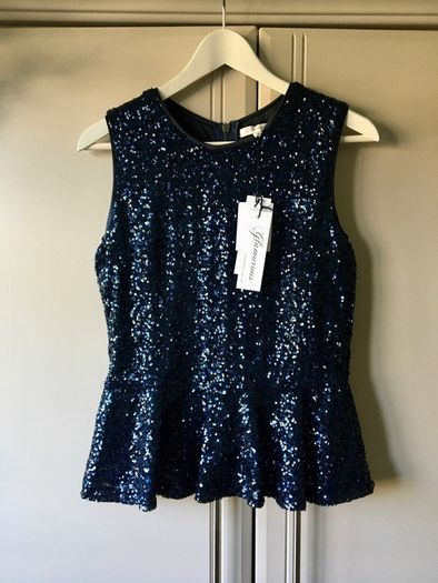 Glamorous sequin dressy top, brand new, uk 8