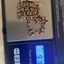 9k gold T bar chain / necklace Image 7