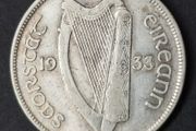 Ireland 1933 Silver Half Crown coin