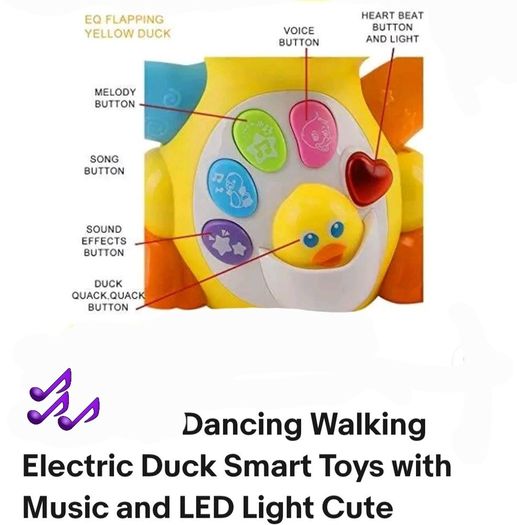 Dancing,  Walking Electronic duck (1078)