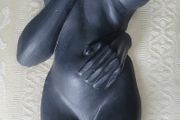 Vintage female torso plaster cast sculpture