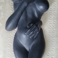 Vintage female torso plaster cast sculpture