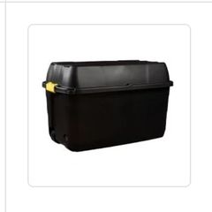 Heavy duty storage trunk on wheels