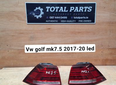 Vw golf mk7.5 2017-20 led taillights