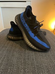 Black & Blue Yeezys