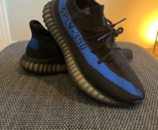 Black & Blue Yeezys
