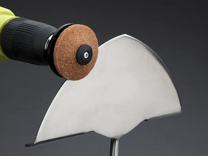 Multi-Purpose Blade Sharpener for Rotary Lawn Mower, Spades, Hoes, Lawn-Edgers, Shears, Axes and Other Garden Tools
