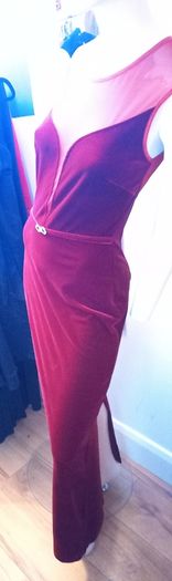 Sensational Vintage Christmas Holiday Season Evening Dress