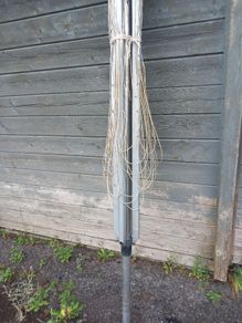 Outdoor drying rack