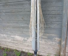 Outdoor drying rack