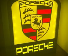 4 sided Porsche Lamp