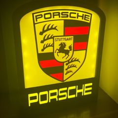 4 sided Porsche Lamp