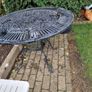 Cast Aluminium garden table and 6 chairs Image 7