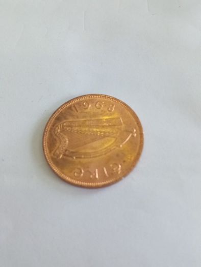 1968 Unc Irish Penny