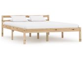 Bed Frame Solid Pine Wood 140x200 cm