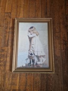 Gold frame picture