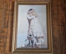 Gold frame picture