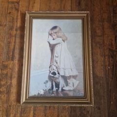 Gold frame picture