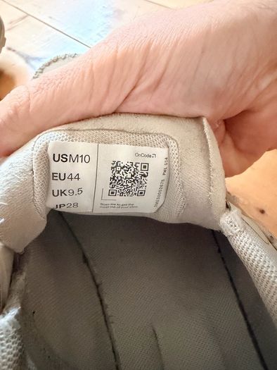 on shoes