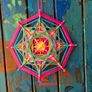 Handmade Colorful Ojo de Dios Mandala Walldecor 26 c Image 2