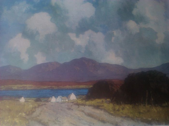 Connemara Landscape By Paul Henry - Ormonde Printing.