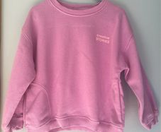 Zara magenta creative stories sweatshirt Sz 3 EUC