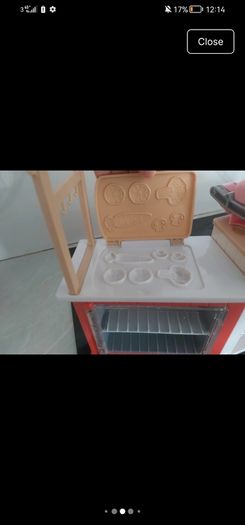 Barbie playdough kitchen set