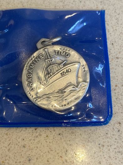 Italian Army Medal Minesweeper Ship Timo