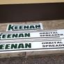 keenan orbital spreader replacement sticker / decals Image 2