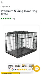 XL dog crate