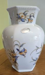 Royal Aynsley Bone China Just Orchids Pattern Bud Vase