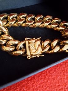 pvd gold. bracelet AAA size XL