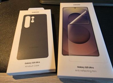 Samsung S25 Ultra Kindsuit Case Black & Samsung Screen Protector
