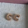 Pandora pave rose gold 14k plated charm clips   perfect condition Image 5