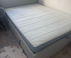 double storage bed and mattress