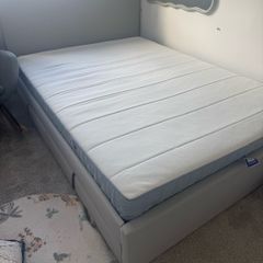 double storage bed and mattress