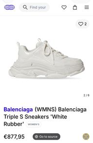 Balenciaga triple s monoblock rubber