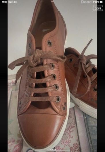 trainers size 40 tan shoes Carl scarpa