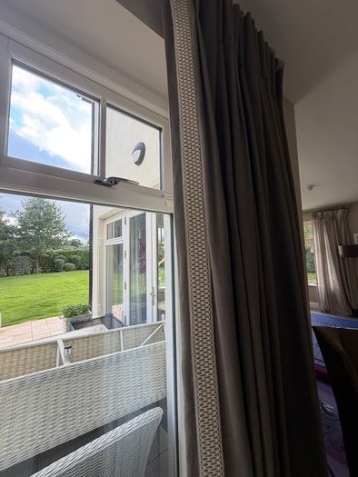 Curtains and blind
